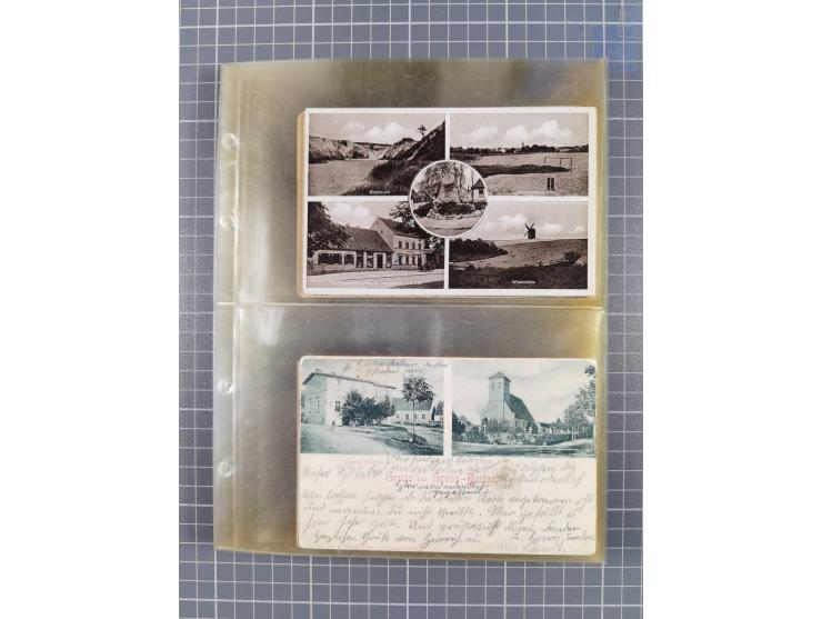 BRANDENBURG: 1900/35, 1 Album mit 276 Ansichtskarten, alles Topografie, meistens Kaiserreich, nur bessere Ansichten (Straßen,
