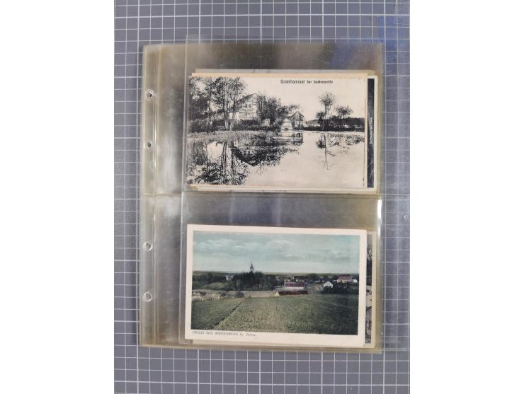 BRANDENBURG: 1900/35, 1 Album mit 276 Ansichtskarten, alles Topografie, meistens Kaiserreich, nur bessere Ansichten (Straßen,