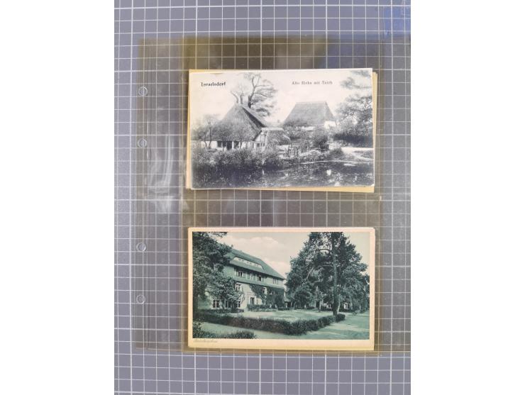 BRANDENBURG: 1900/35, 1 Album mit 276 Ansichtskarten, alles Topografie, meistens Kaiserreich, nur bessere Ansichten (Straßen,