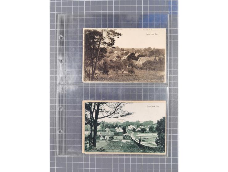 BRANDENBURG: 1900/35, 1 Album mit 276 Ansichtskarten, alles Topografie, meistens Kaiserreich, nur bessere Ansichten (Straßen,