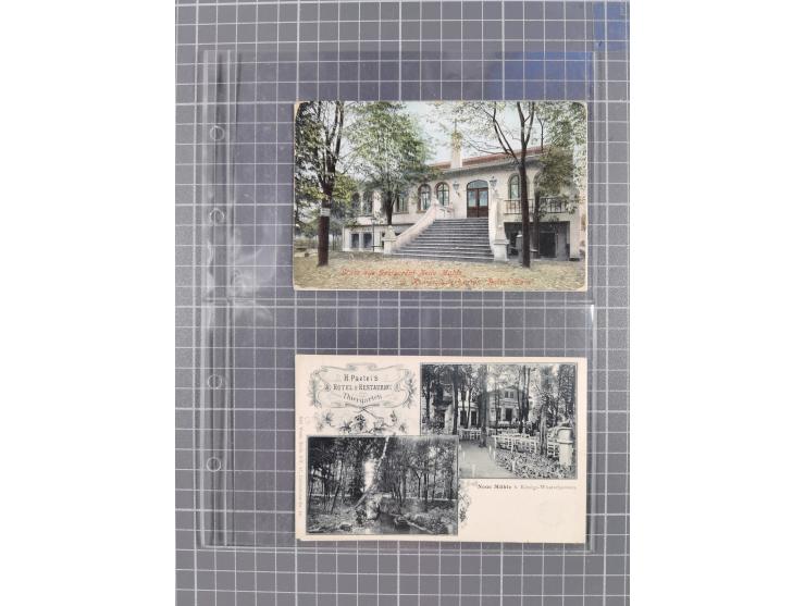 BRANDENBURG: 1900/35, 1 Album mit 276 Ansichtskarten, alles Topografie, meistens Kaiserreich, nur bessere Ansichten (Straßen,