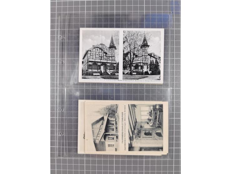 BRANDENBURG: 1900/35, 1 Album mit 276 Ansichtskarten, alles Topografie, meistens Kaiserreich, nur bessere Ansichten (Straßen,