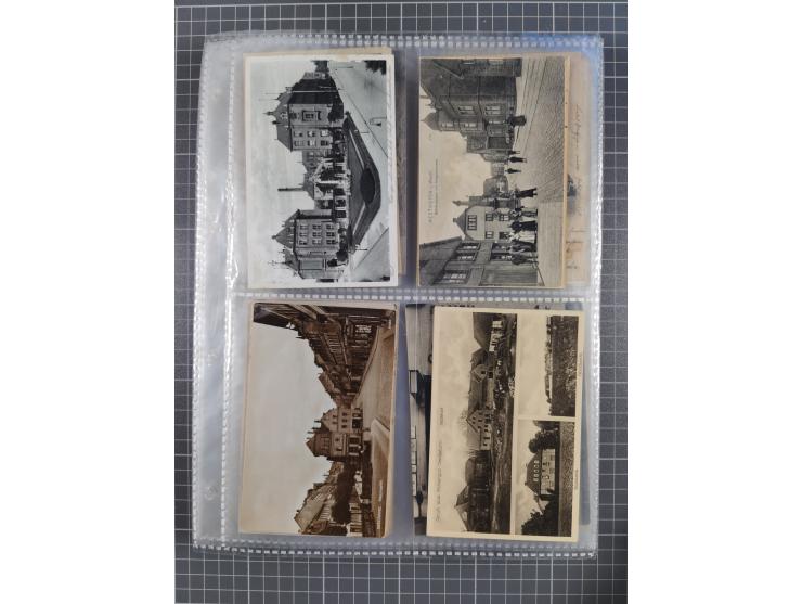 DEUTSCHLAND: 1900/35, 1 Album mit 500 Ansichtskarten, alles Topografie, meist Kaiserreich, nur bessere Ansichten (Straßen, Pl