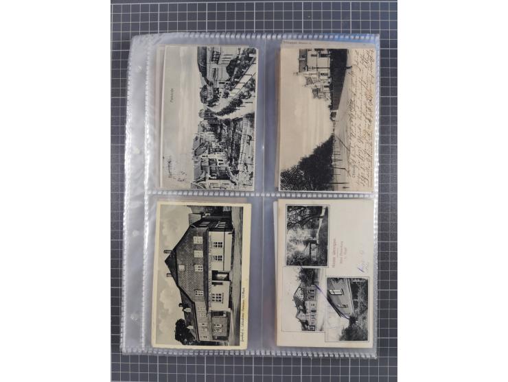 DEUTSCHLAND: 1900/35, 1 Album mit 500 Ansichtskarten, alles Topografie, meist Kaiserreich, nur bessere Ansichten (Straßen, Pl