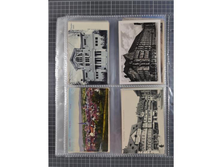 DEUTSCHLAND: 1900/35, 1 Album mit 500 Ansichtskarten, alles Topografie, meist Kaiserreich, nur bessere Ansichten (Straßen, Pl