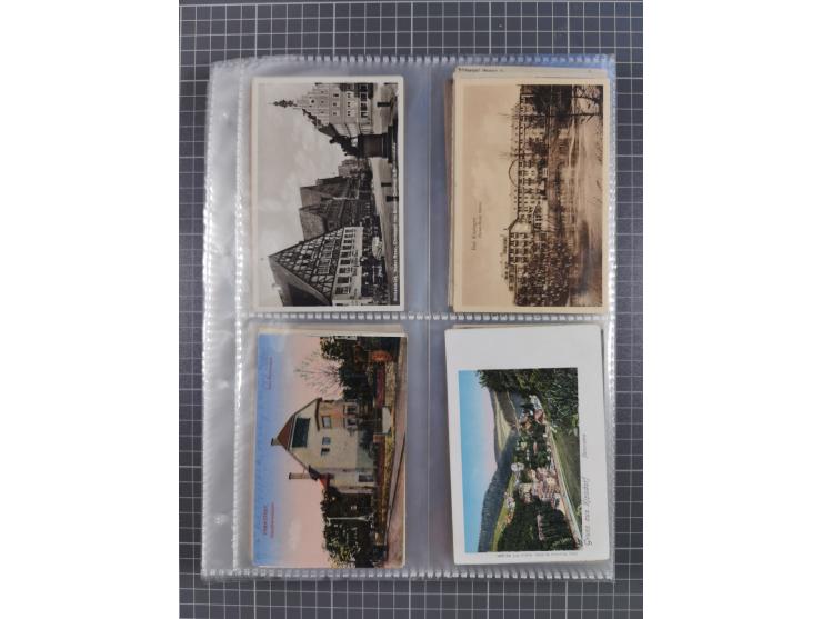 DEUTSCHLAND: 1900/35, 1 Album mit 500 Ansichtskarten, alles Topografie, meist Kaiserreich, nur bessere Ansichten (Straßen, Pl