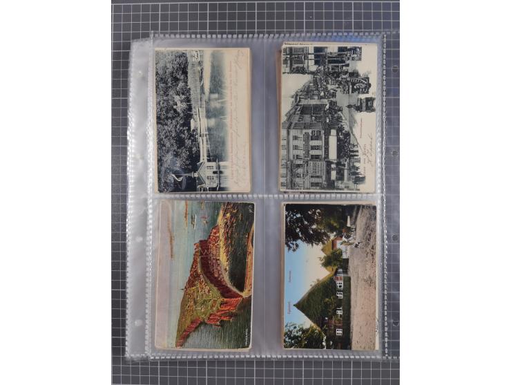 DEUTSCHLAND: 1900/35, 1 Album mit 500 Ansichtskarten, alles Topografie, meist Kaiserreich, nur bessere Ansichten (Straßen, Pl