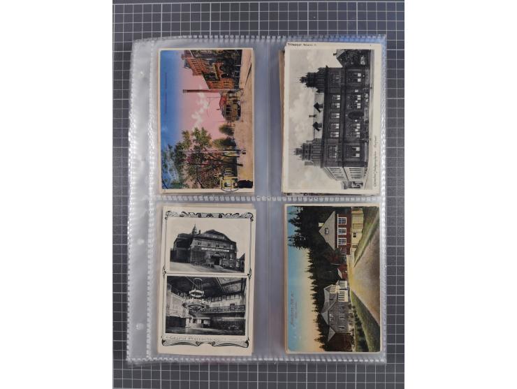 DEUTSCHLAND: 1900/35, 1 Album mit 500 Ansichtskarten, alles Topografie, meist Kaiserreich, nur bessere Ansichten (Straßen, Pl