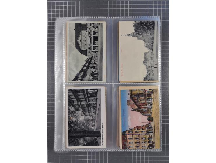 DEUTSCHLAND: 1900/35, 1 Album mit 500 Ansichtskarten, alles Topografie, meist Kaiserreich, nur bessere Ansichten (Straßen, Pl