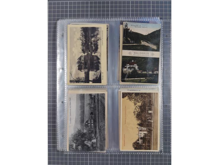 DEUTSCHLAND: 1900/35, 1 Album mit 500 Ansichtskarten, alles Topografie, meist Kaiserreich, nur bessere Ansichten (Straßen, Pl