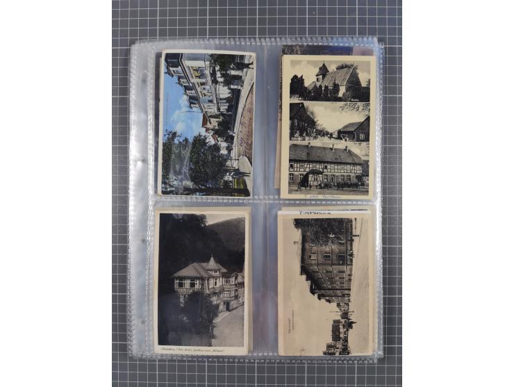 DEUTSCHLAND: 1900/35, 1 Album mit 500 Ansichtskarten, alles Topografie, meist Kaiserreich, nur bessere Ansichten (Straßen, Pl