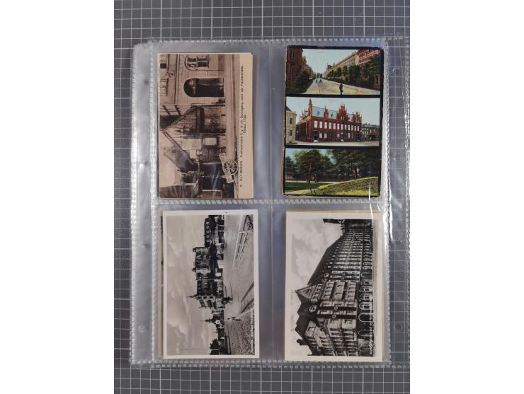 DEUTSCHLAND: 1900/35, 1 Album mit 500 Ansichtskarten, alles Topografie, meist Kaiserreich, nur bessere Ansichten (Straßen, Pl