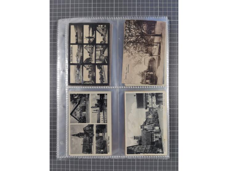 DEUTSCHLAND: 1900/35, 1 Album mit 500 Ansichtskarten, alles Topografie, meist Kaiserreich, nur bessere Ansichten (Straßen, Pl