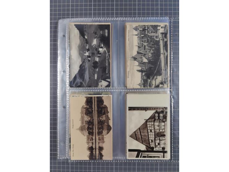 DEUTSCHLAND: 1900/35, 1 Album mit 500 Ansichtskarten, alles Topografie, meist Kaiserreich, nur bessere Ansichten (Straßen, Pl
