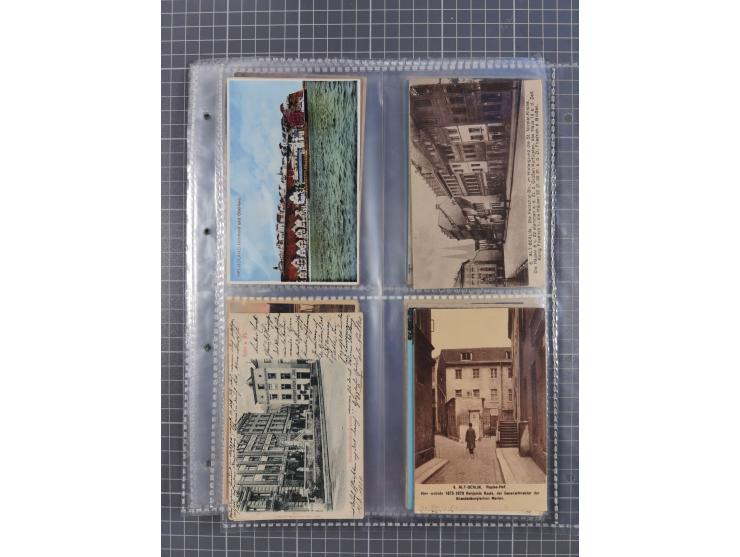 DEUTSCHLAND: 1900/35, 1 Album mit 500 Ansichtskarten, alles Topografie, meist Kaiserreich, nur bessere Ansichten (Straßen, Pl