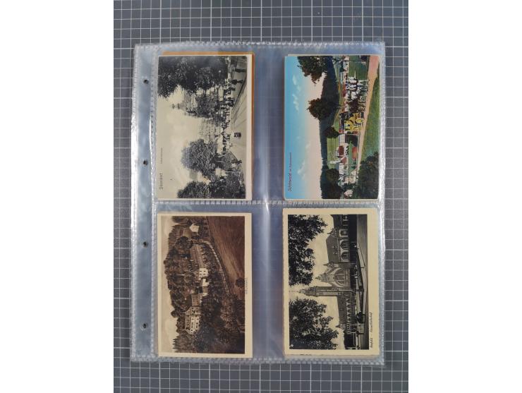 DEUTSCHLAND: 1900/35, 1 Album mit 500 Ansichtskarten, alles Topografie, meist Kaiserreich, nur bessere Ansichten (Straßen, Pl