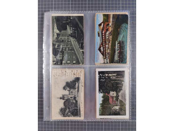 DEUTSCHLAND: 1900/35, 1 Album mit 500 Ansichtskarten, alles Topografie, meist Kaiserreich, nur bessere Ansichten (Straßen, Pl