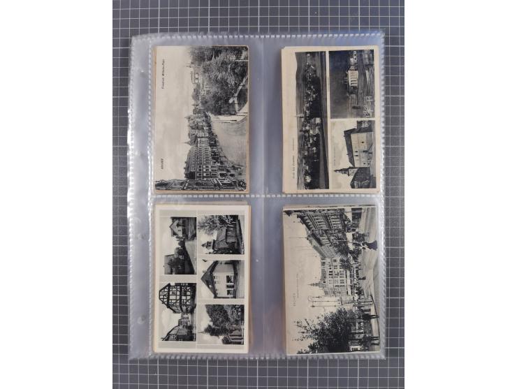 DEUTSCHLAND: 1900/35, 1 Album mit 500 Ansichtskarten, alles Topografie, meist Kaiserreich, nur bessere Ansichten (Straßen, Pl