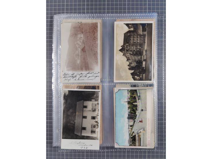 DEUTSCHLAND: 1900/35, 1 Album mit 500 Ansichtskarten, alles Topografie, meist Kaiserreich, nur bessere Ansichten (Straßen, Pl