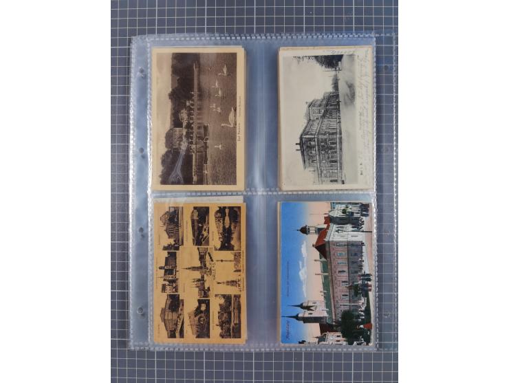 DEUTSCHLAND: 1900/35, 1 Album mit 500 Ansichtskarten, alles Topografie, meist Kaiserreich, nur bessere Ansichten (Straßen, Pl