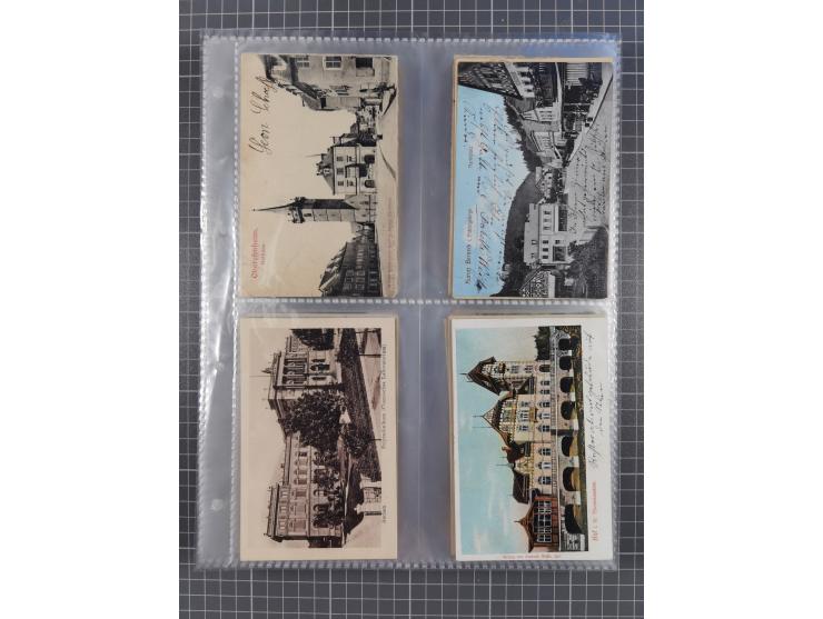 DEUTSCHLAND: 1900/35, 1 Album mit 500 Ansichtskarten, alles Topografie, meist Kaiserreich, nur bessere Ansichten (Straßen, Pl