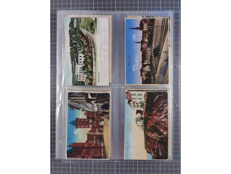 DEUTSCHLAND: 1900/35, 1 Album mit 500 Ansichtskarten, alles Topografie, meist Kaiserreich, nur bessere Ansichten (Straßen, Pl