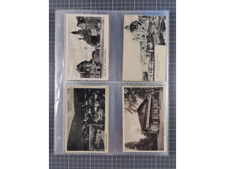 DEUTSCHLAND: 1900/35, 1 Album mit 500 Ansichtskarten, alles Topografie, meist Kaiserreich, nur bessere Ansichten (Straßen, Pl