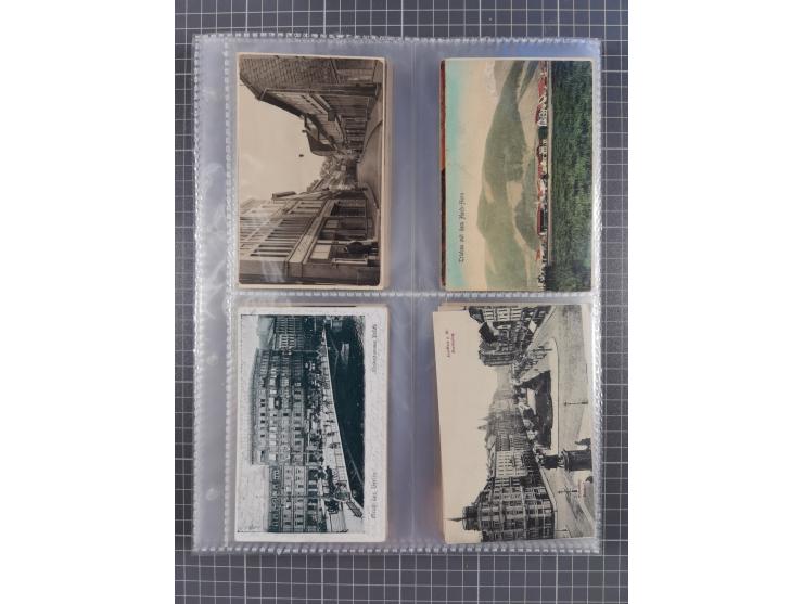 DEUTSCHLAND: 1900/35, 1 Album mit 500 Ansichtskarten, alles Topografie, meist Kaiserreich, nur bessere Ansichten (Straßen, Pl