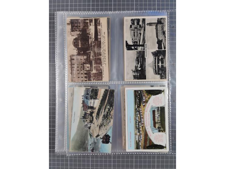 DEUTSCHLAND: 1900/35, 1 Album mit 500 Ansichtskarten, alles Topografie, meist Kaiserreich, nur bessere Ansichten (Straßen, Pl