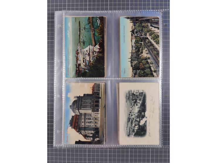 DEUTSCHLAND: 1900/35, 1 Album mit 500 Ansichtskarten, alles Topografie, meist Kaiserreich, nur bessere Ansichten (Straßen, Pl