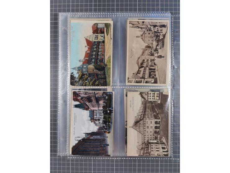DEUTSCHLAND: 1900/35, 1 Album mit 500 Ansichtskarten, alles Topografie, meist Kaiserreich, nur bessere Ansichten (Straßen, Pl