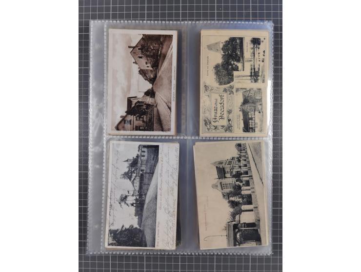 DEUTSCHLAND: 1900/35, 1 Album mit 500 Ansichtskarten, alles Topografie, meist Kaiserreich, nur bessere Ansichten (Straßen, Pl