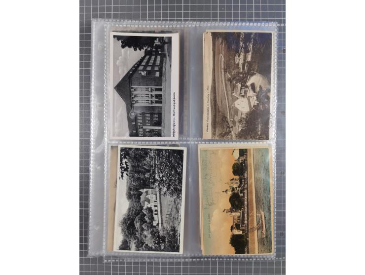 DEUTSCHLAND: 1900/35, 1 Album mit 500 Ansichtskarten, alles Topografie, meist Kaiserreich, nur bessere Ansichten (Straßen, Pl