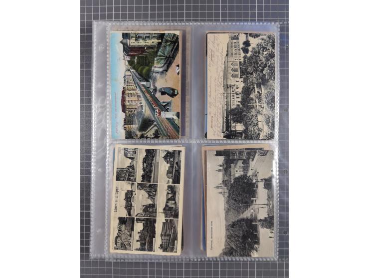 DEUTSCHLAND: 1900/35, 1 Album mit 500 Ansichtskarten, alles Topografie, meist Kaiserreich, nur bessere Ansichten (Straßen, Pl