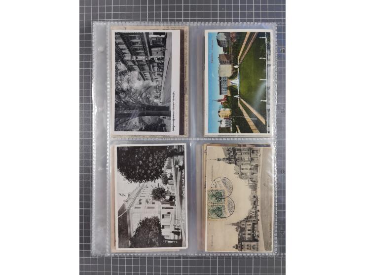 DEUTSCHLAND: 1900/35, 1 Album mit 500 Ansichtskarten, alles Topografie, meist Kaiserreich, nur bessere Ansichten (Straßen, Pl