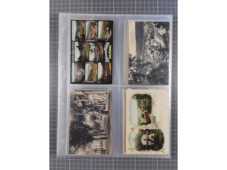 DEUTSCHLAND: 1900/35, 1 Album mit 500 Ansichtskarten, alles Topografie, meist Kaiserreich, nur bessere Ansichten (Straßen, Pl