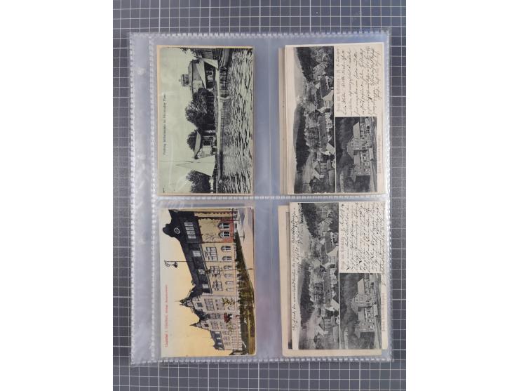 DEUTSCHLAND: 1900/35, 1 Album mit 500 Ansichtskarten, alles Topografie, meist Kaiserreich, nur bessere Ansichten (Straßen, Pl