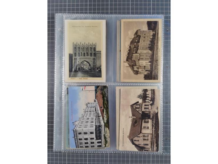 DEUTSCHLAND: 1900/35, 1 Album mit 500 Ansichtskarten, alles Topografie, meist Kaiserreich, nur bessere Ansichten (Straßen, Pl
