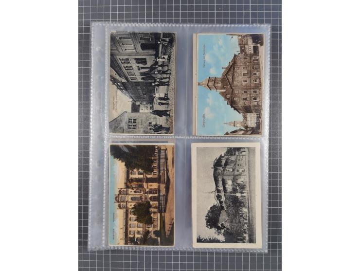 DEUTSCHLAND: 1900/35, 1 Album mit 500 Ansichtskarten, alles Topografie, meist Kaiserreich, nur bessere Ansichten (Straßen, Pl