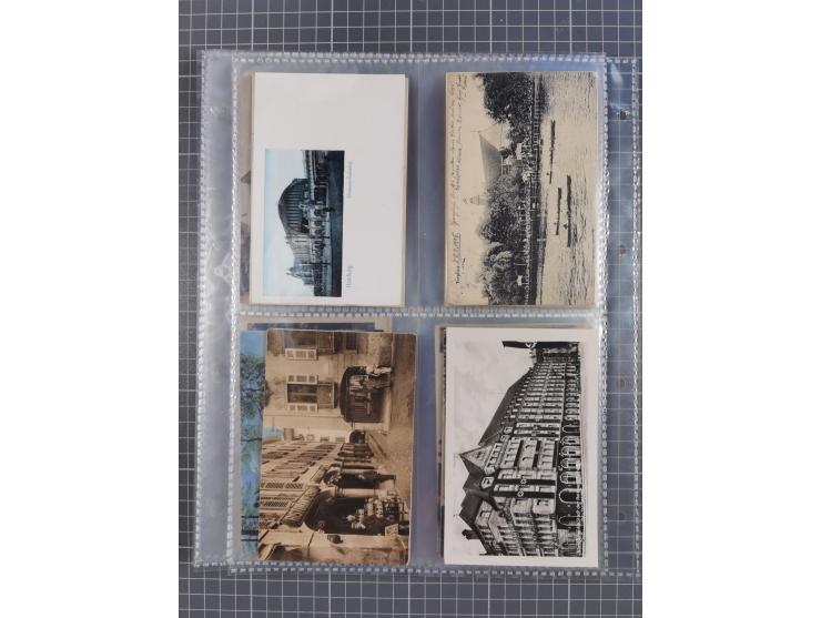 DEUTSCHLAND: 1900/35, 1 Album mit 500 Ansichtskarten, alles Topografie, meist Kaiserreich, nur bessere Ansichten (Straßen, Pl