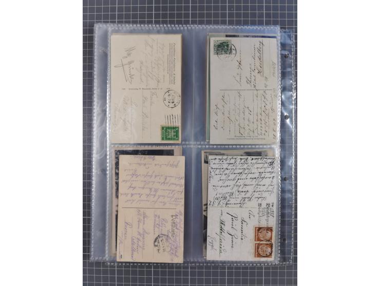 DEUTSCHLAND: 1900/35, 1 Album mit 500 Ansichtskarten, alles Topografie, meist Kaiserreich, nur bessere Ansichten (Straßen, Pl