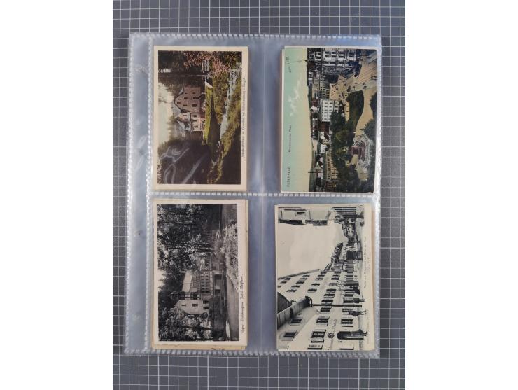 DEUTSCHLAND: 1900/35, 1 Album mit 500 Ansichtskarten, alles Topografie, meist Kaiserreich, nur bessere Ansichten (Straßen, Pl