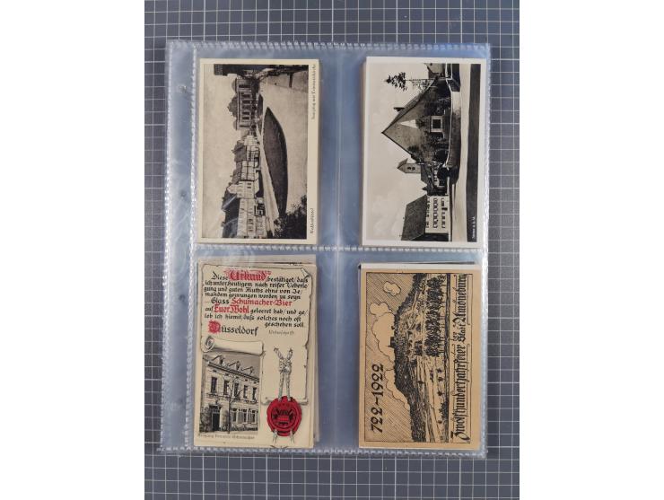 DEUTSCHLAND: 1900/35, 1 Album mit 500 Ansichtskarten, alles Topografie, meist Kaiserreich, nur bessere Ansichten (Straßen, Pl