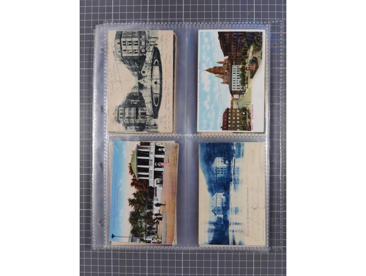 DEUTSCHLAND: 1900/35, 1 Album mit 500 Ansichtskarten, alles Topografie, meist Kaiserreich, nur bessere Ansichten (Straßen, Pl