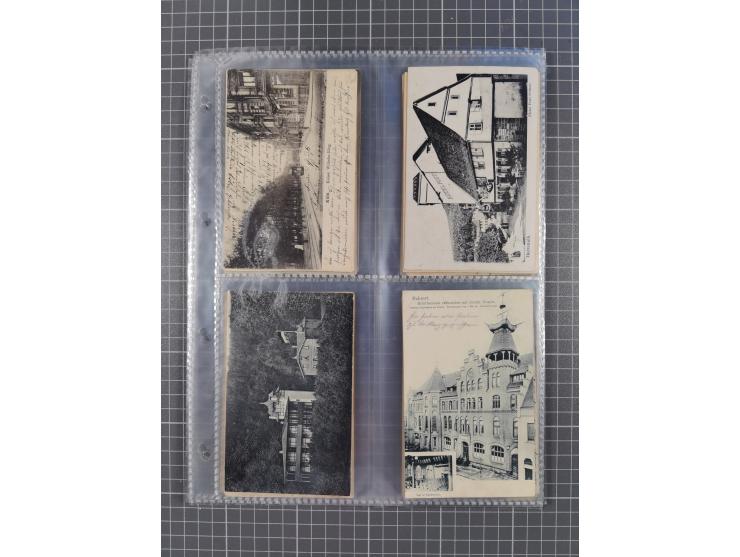 DEUTSCHLAND: 1900/35, 1 Album mit 500 Ansichtskarten, alles Topografie, meist Kaiserreich, nur bessere Ansichten (Straßen, Pl