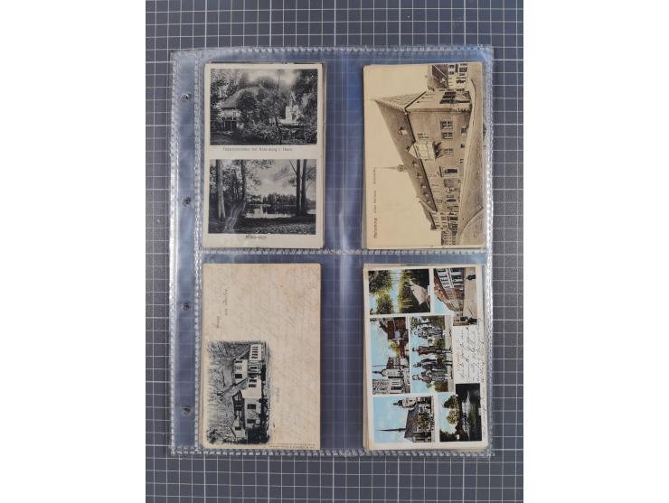 DEUTSCHLAND: 1900/35, 1 Album mit 500 Ansichtskarten, alles Topografie, meist Kaiserreich, nur bessere Ansichten (Straßen, Pl