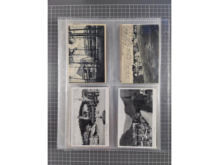 DEUTSCHLAND: 1900/35, 1 Album mit 490 Ansichtskarten, alles Topografie, meist Kaiserreich, nur bessere Ansichten (Straßen, Pl