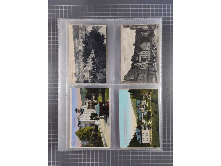 DEUTSCHLAND: 1900/35, 1 Album mit 490 Ansichtskarten, alles Topografie, meist Kaiserreich, nur bessere Ansichten (Straßen, Pl