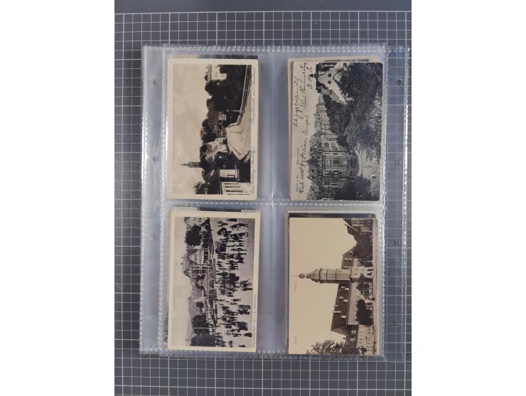 DEUTSCHLAND: 1900/35, 1 Album mit 490 Ansichtskarten, alles Topografie, meist Kaiserreich, nur bessere Ansichten (Straßen, Pl