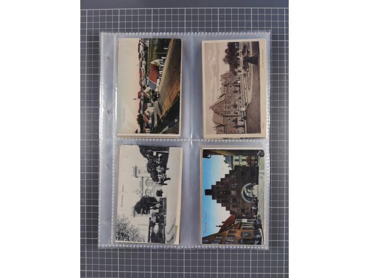 DEUTSCHLAND: 1900/35, 1 Album mit 490 Ansichtskarten, alles Topografie, meist Kaiserreich, nur bessere Ansichten (Straßen, Pl